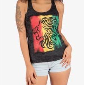 🌟Tribal Seeds Ladies Tribal Lion Rasta Tank Top🌟